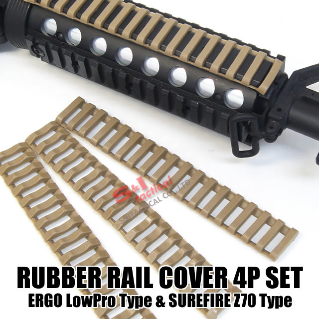 Ladder 18 Slots Low Profile Rail Covers 4pcs/pack For AR15/M4